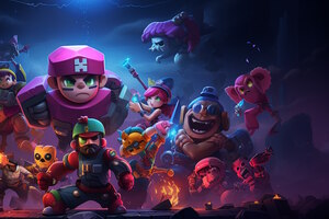Фотография квеста-анимации Brawl Stars от компании Black Hole (Фото 1)